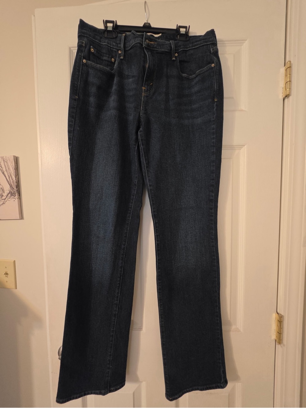 Levi’s 505 straight Size 10 Classic Dark Wash Women's Jeans